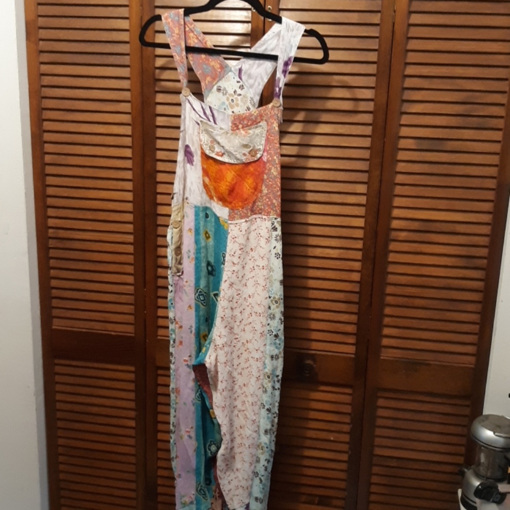 Sacred thread overalls, jumpsuit.